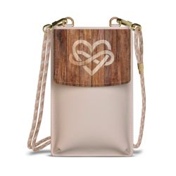 Minibag mit Stoffband Sand