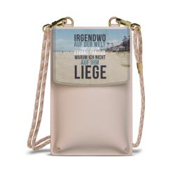 Minibag mit Stoffband Sand