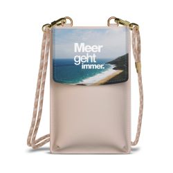 Minibag mit Stoffband Sand