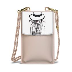 Minibag mit Stoffband Sand