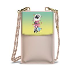 Minibag mit Stoffband Sand