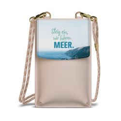 Minibag mit Stoffband Sand