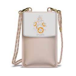 Minibag mit Stoffband Sand