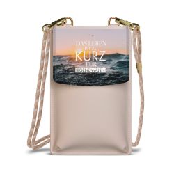 Minibag mit Stoffband Sand