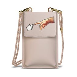 Minibag mit Stoffband Sand