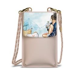 Minibag mit Stoffband Sand