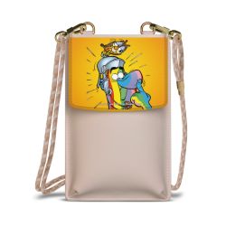 Minibag mit Stoffband Sand