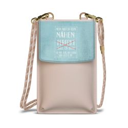 Minibag mit Stoffband Sand