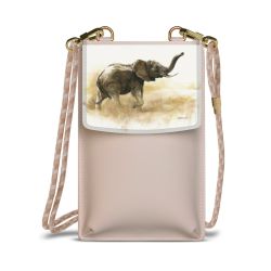 Minibag mit Stoffband Sand