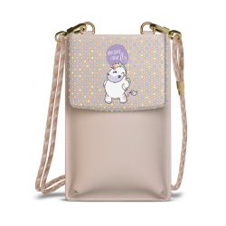 Minibag mit Stoffband Sand