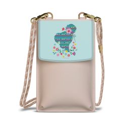 Minibag mit Stoffband Sand