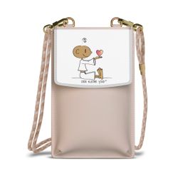 Minibag mit Stoffband Sand