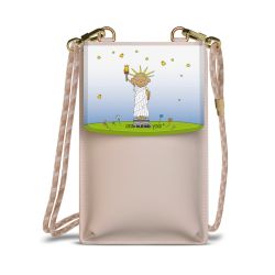 Minibag mit Stoffband Sand