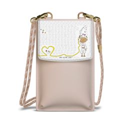 Minibag mit Stoffband Sand