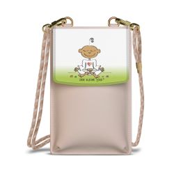 Minibag mit Stoffband Sand