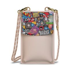 Minibag mit Stoffband Sand