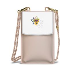 Minibag mit Stoffband Sand