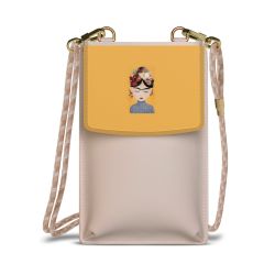 Minibag mit Stoffband Sand