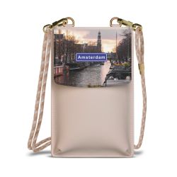 Minibag mit Stoffband Sand