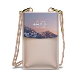 Minibag mit Stoffband Sand