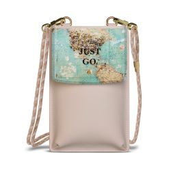 Minibag mit Stoffband Sand