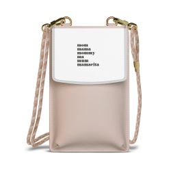 Minibag mit Stoffband Sand