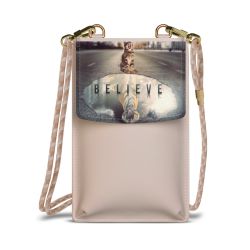 Minibag mit Stoffband Sand