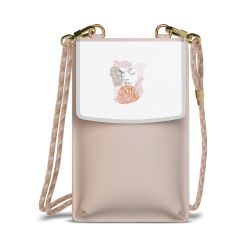 Minibag mit Stoffband Sand