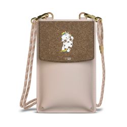 Minibag mit Stoffband Sand