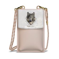 Minibag mit Stoffband Sand