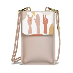 Minibag mit Stoffband Sand