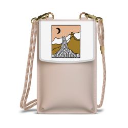 Minibag mit Stoffband Sand