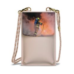 Minibag mit Stoffband Sand