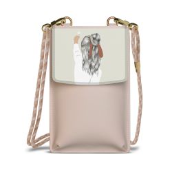 Minibag mit Stoffband Sand