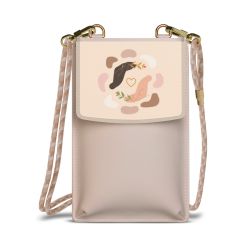 Minibag mit Stoffband Sand