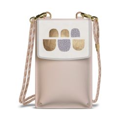 Minibag mit Stoffband Sand