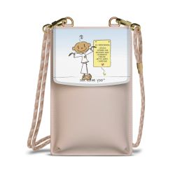 Minibag mit Stoffband Sand