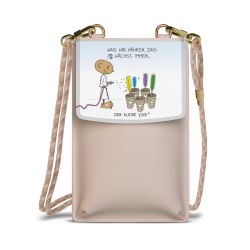 Minibag mit Stoffband Sand