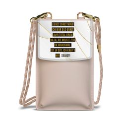 Minibag mit Stoffband Sand