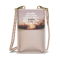 Minibag mit Stoffband Sand