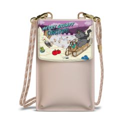 Minibag mit Stoffband Sand