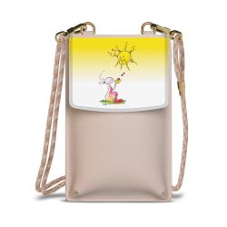 Minibag mit Stoffband Sand