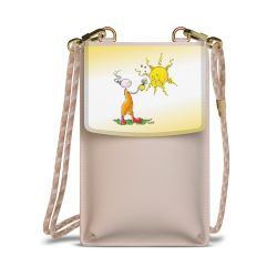 Minibag mit Stoffband Sand