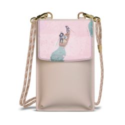 Minibag mit Stoffband Sand