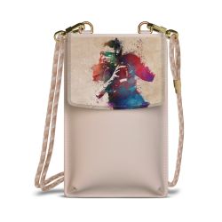 Minibag mit Stoffband Sand