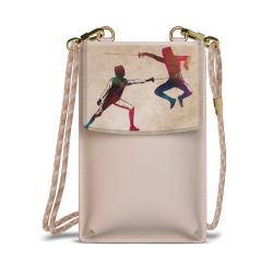 Minibag mit Stoffband Sand