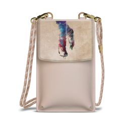 Minibag mit Stoffband Sand