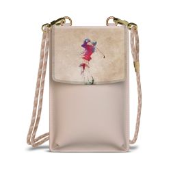 Minibag mit Stoffband Sand