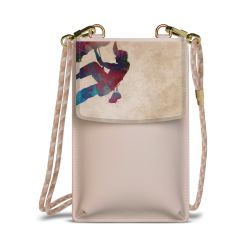 Minibag mit Stoffband Sand