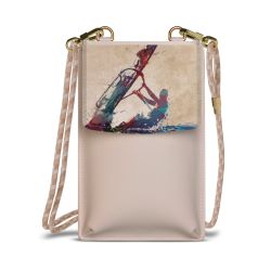 Minibag mit Stoffband Sand